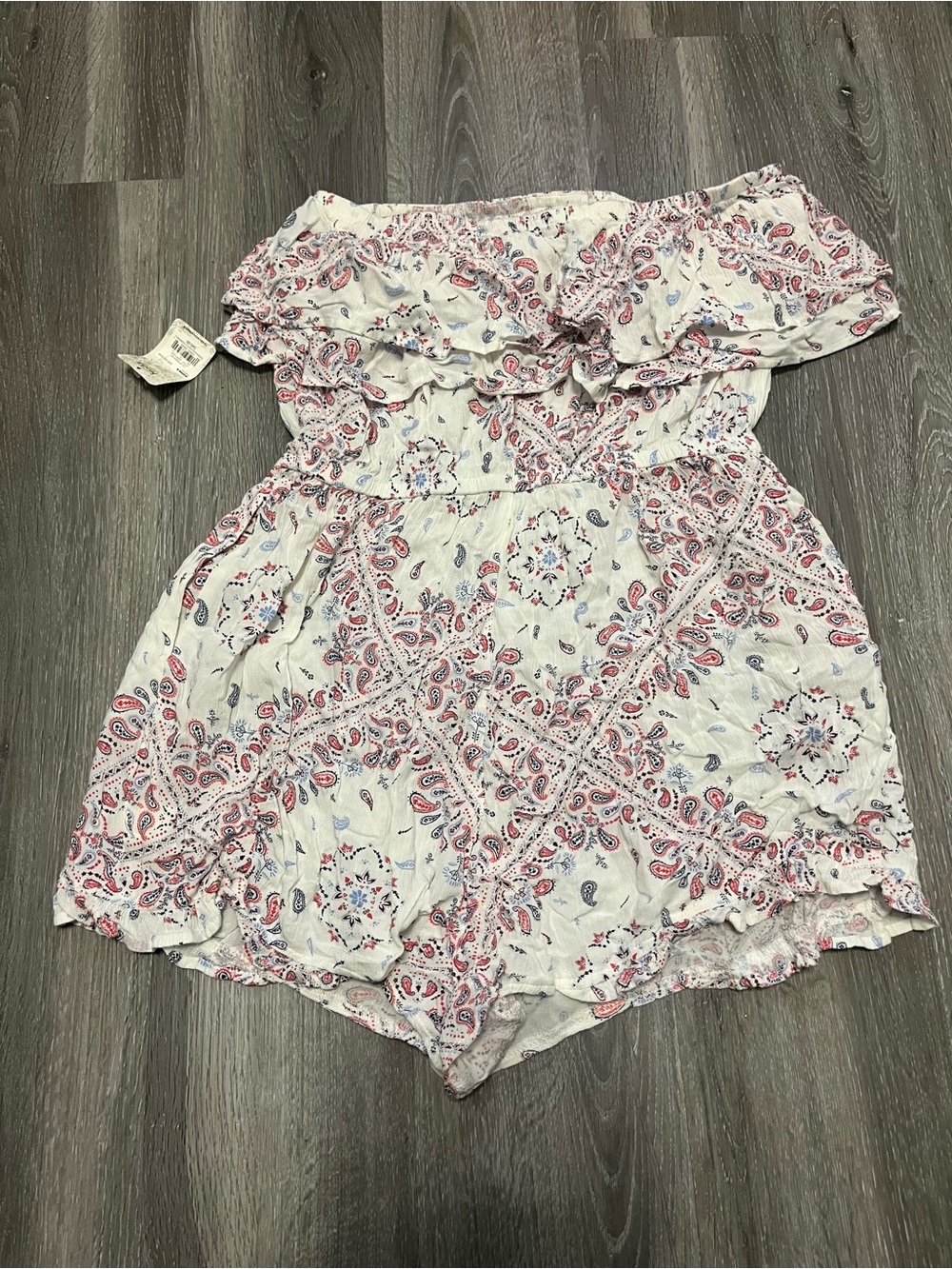 Strapless Ruffle Romper - Picture 2 of 2